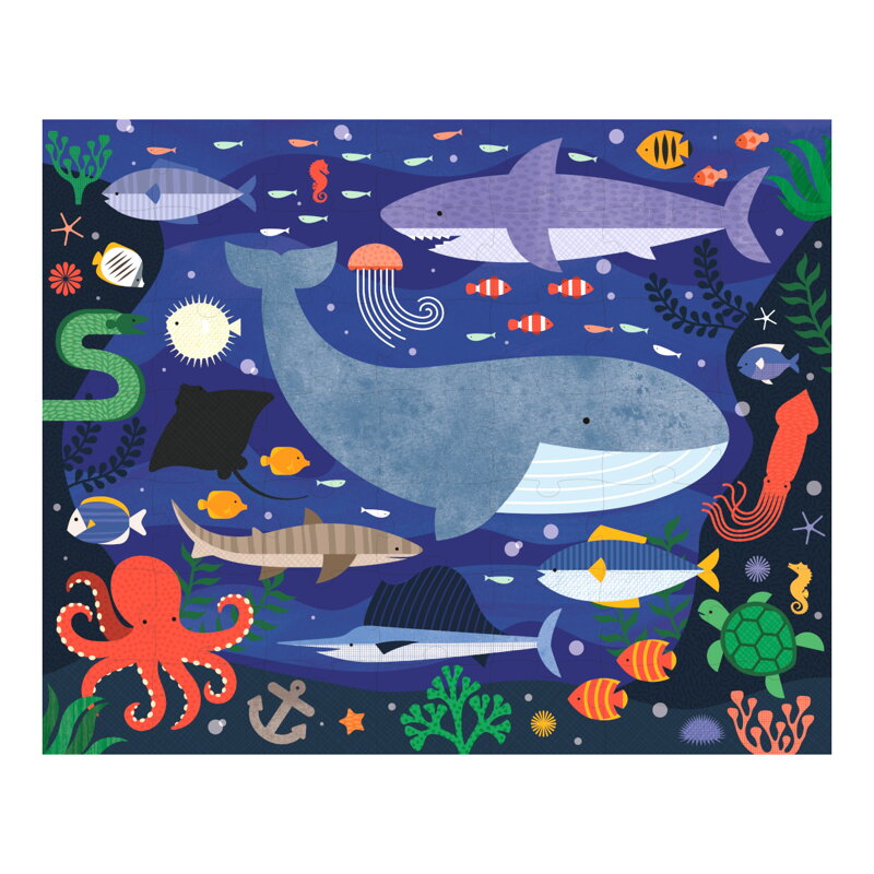Petitcollage Obojstranné puzzle 2v1 Pod morom