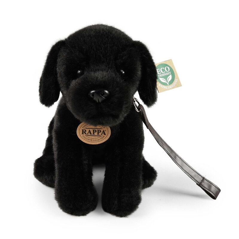 Plyšový pes labrador čierny 25 cm ECO-FRIENDLY