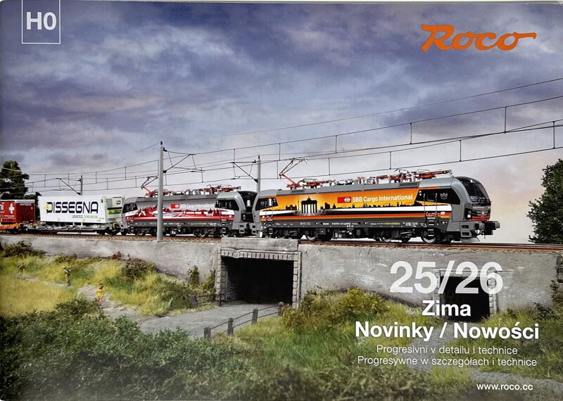 Roco Katalóg noviniek zima 25/26 v českom a poľskom jazyku