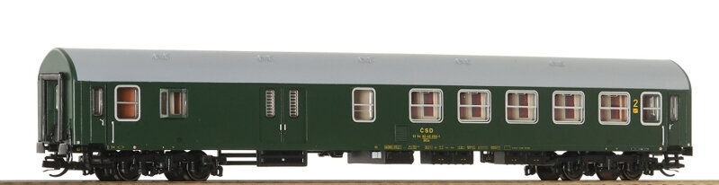 Roco Osobný a batožinový vozeň 2. triedy Y/B-70 BDa ČSD – 6280042