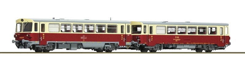 Roco Dieselový motorový voz M 152 0059 s prípojným vozňom Blm ČSD - 7780001