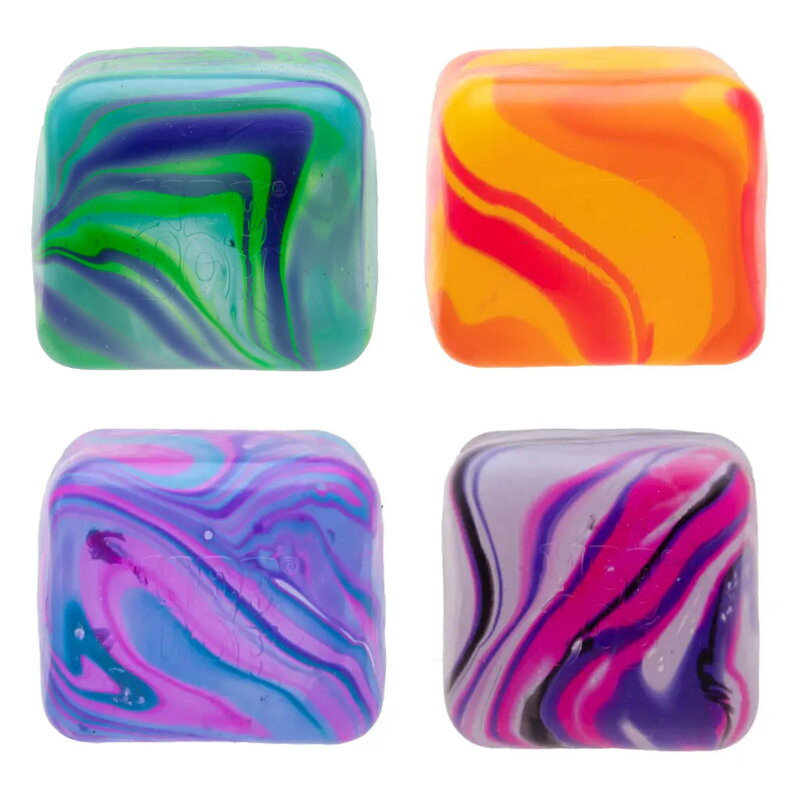 Schylling NeeDoh Mačkacia kocka Nice Cube Swirl