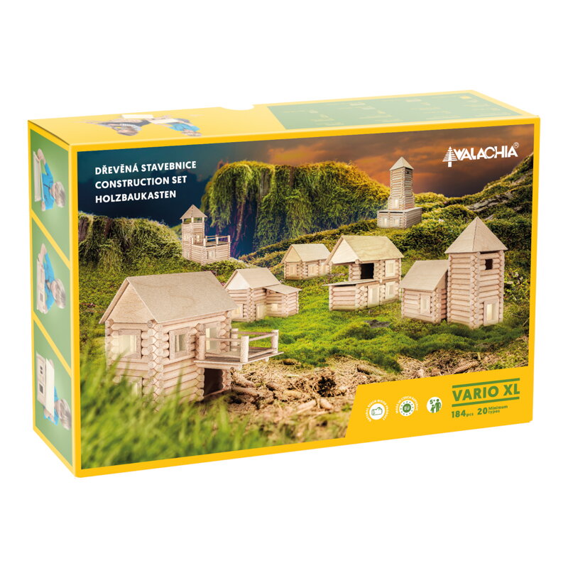 Walachia stavebnica VARIO XL 184 dielov