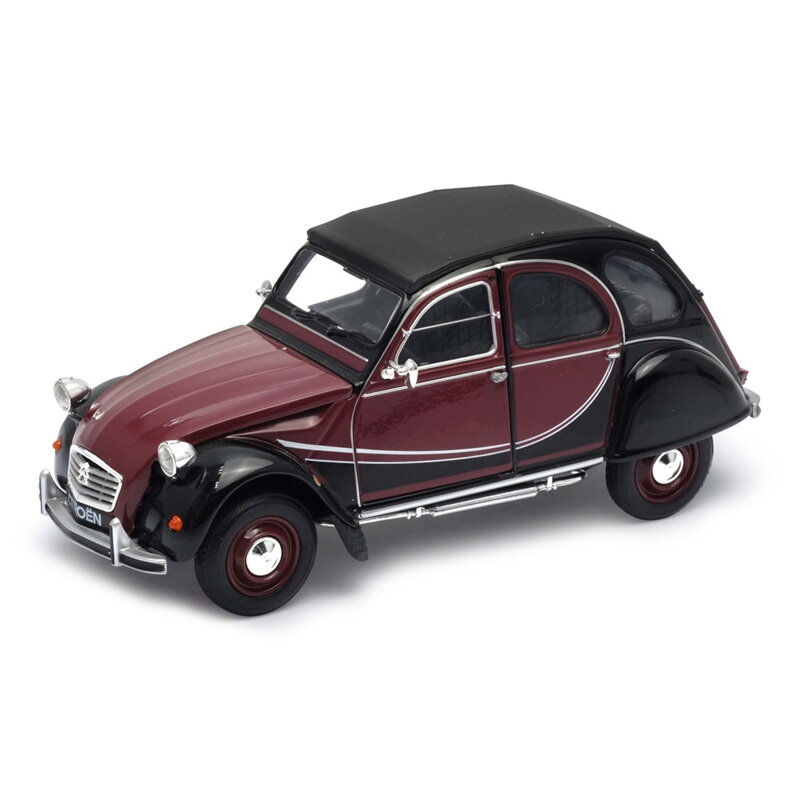 Welly Citroen 2CV 6 Charleston 1:24 čierna, sivá