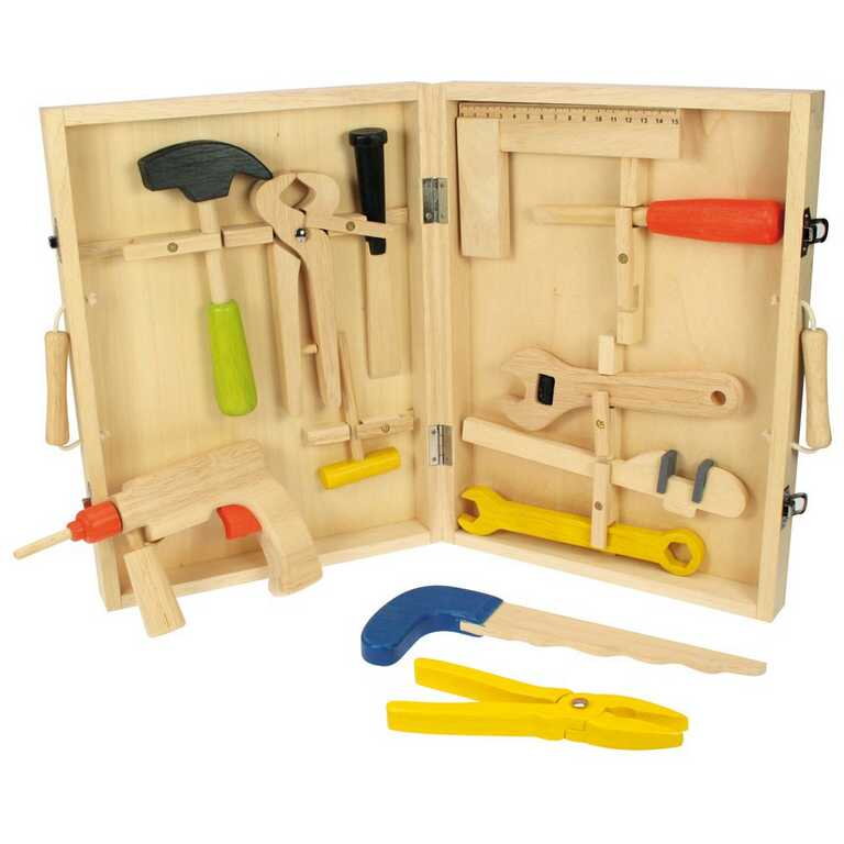 Bigjigs Toys Drevený kufrík s náradím 