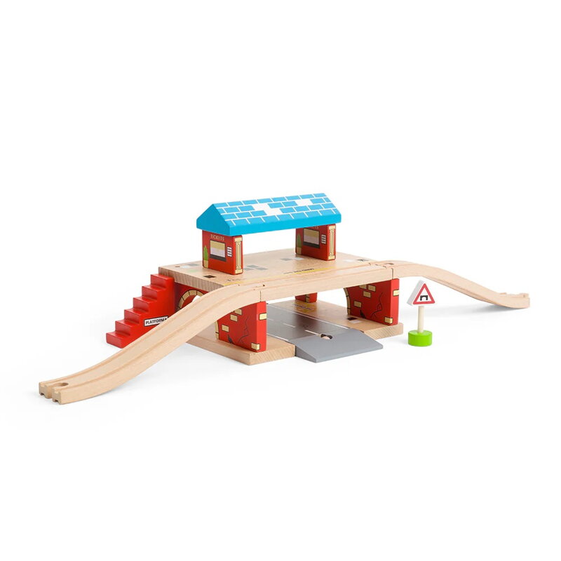 Bigjigs Rail Stanica nad cestou - poškodený obal