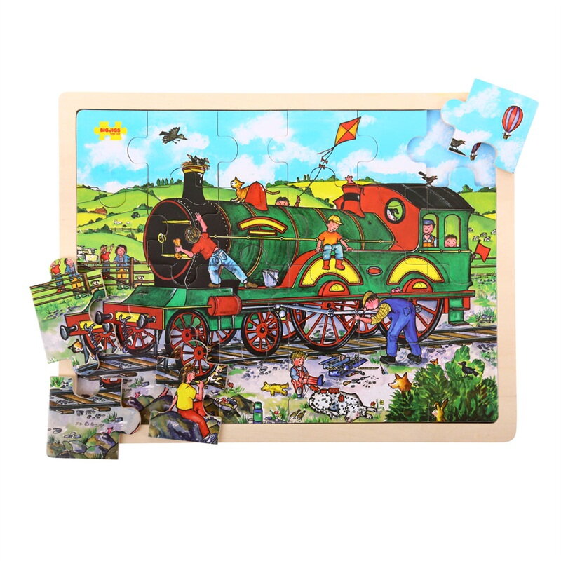 Bigjigs Toys Puzzle Vlak 24 ks