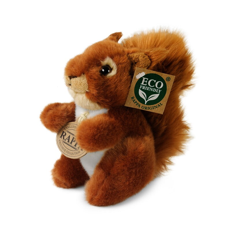 Rappa Plyšová veverička 16 cm ECO-FRIENDLY
