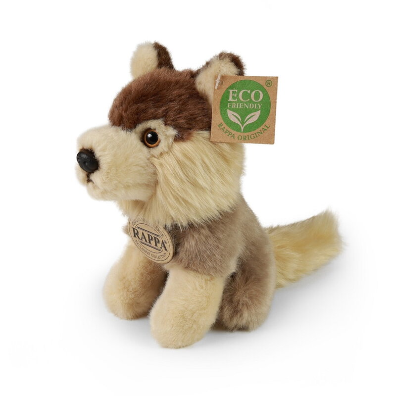 Rappa Plyšový vlk sediaci 16 cm ECO-FRIENDLY