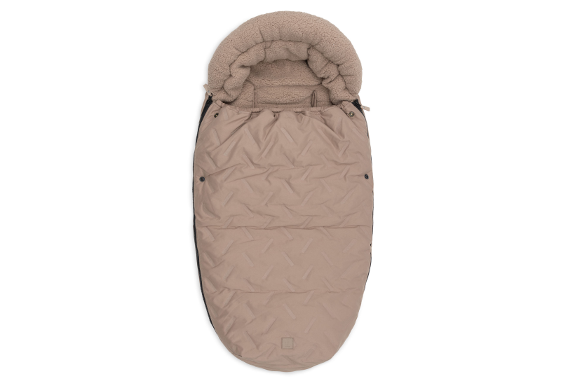 Fusak do kočíka Embossed Milky Coffee
