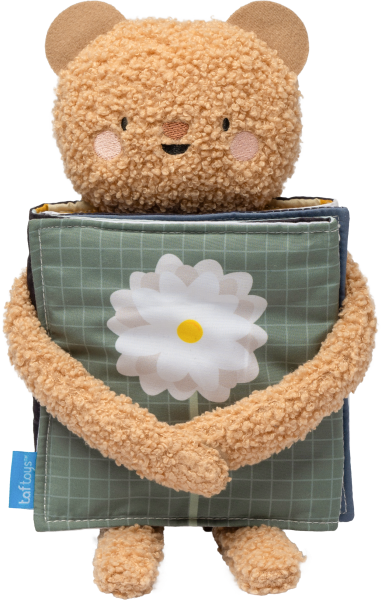 Medvedík plyšový s knižkou Snuggle Bear