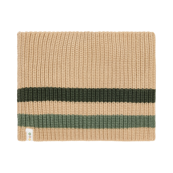 Šál pletený kruhový Warm Taupe One Size