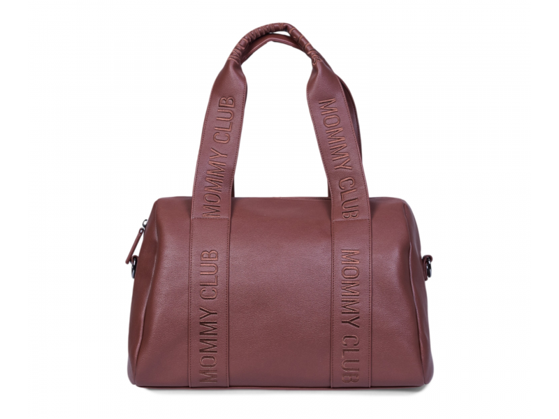 Prebaľovacia taška Mommy Club Signature Vegan Leather Dark Brown