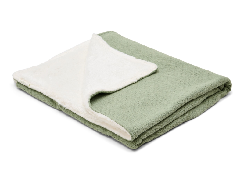 Deka pletená / fleece 70x100 cm Pure Sage