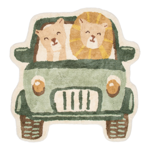 Koberec auto Safari Friends